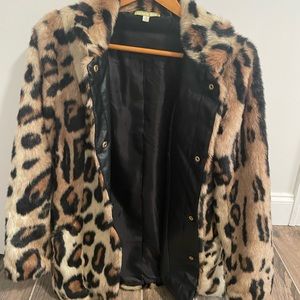 Gianni Bini cheetah coat